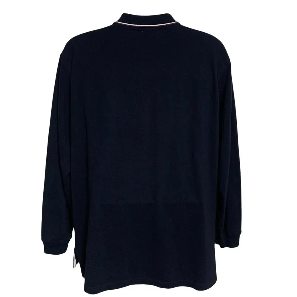 J.Crew Long Sleeve Classic Polo Shirt Mens Size L